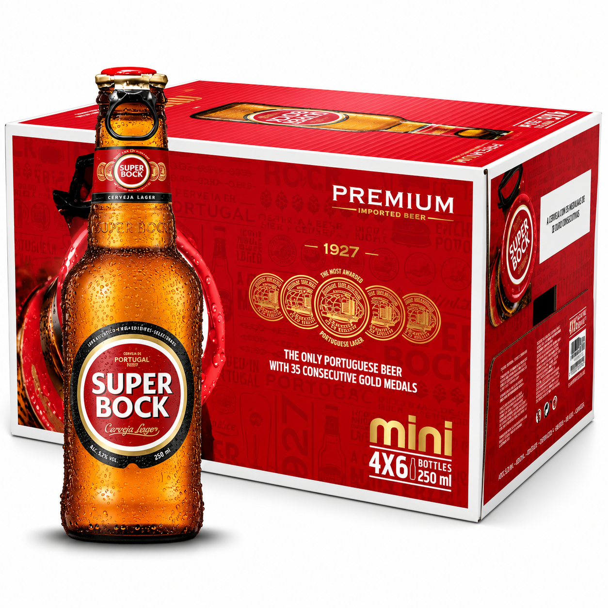 スーパーボック ミニケース 24本入り / Super Bock Mini Case (24 Bottles)